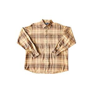 Vintage 90s Brown Polo Ralph Lauren Flannel Shirt Men's XL